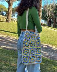 Totebag em crochet