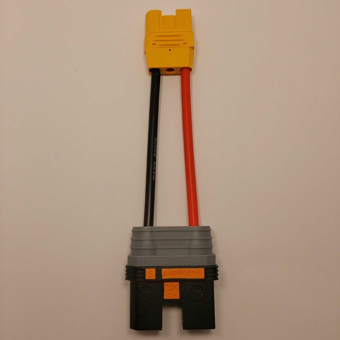 Переходник ХТ120 на QS10-Ѕ Адаптер LiPo аккумуляторов с кабелем 10AWG