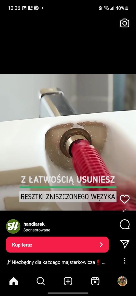 Klucz do wykręcania srób z trudno dostępnych miejsc