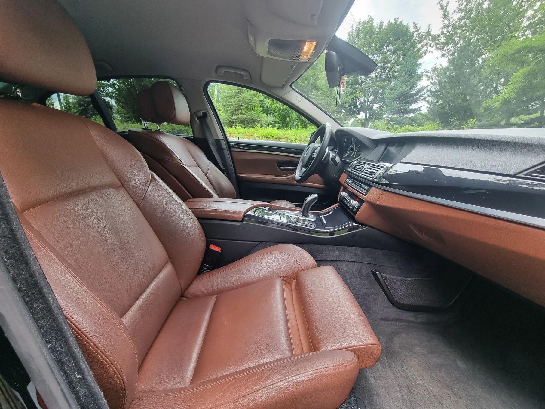 BMW Seria 5 2,0 Twin Turbo 245KM Brązowe Skóry Stan BDB Piękna