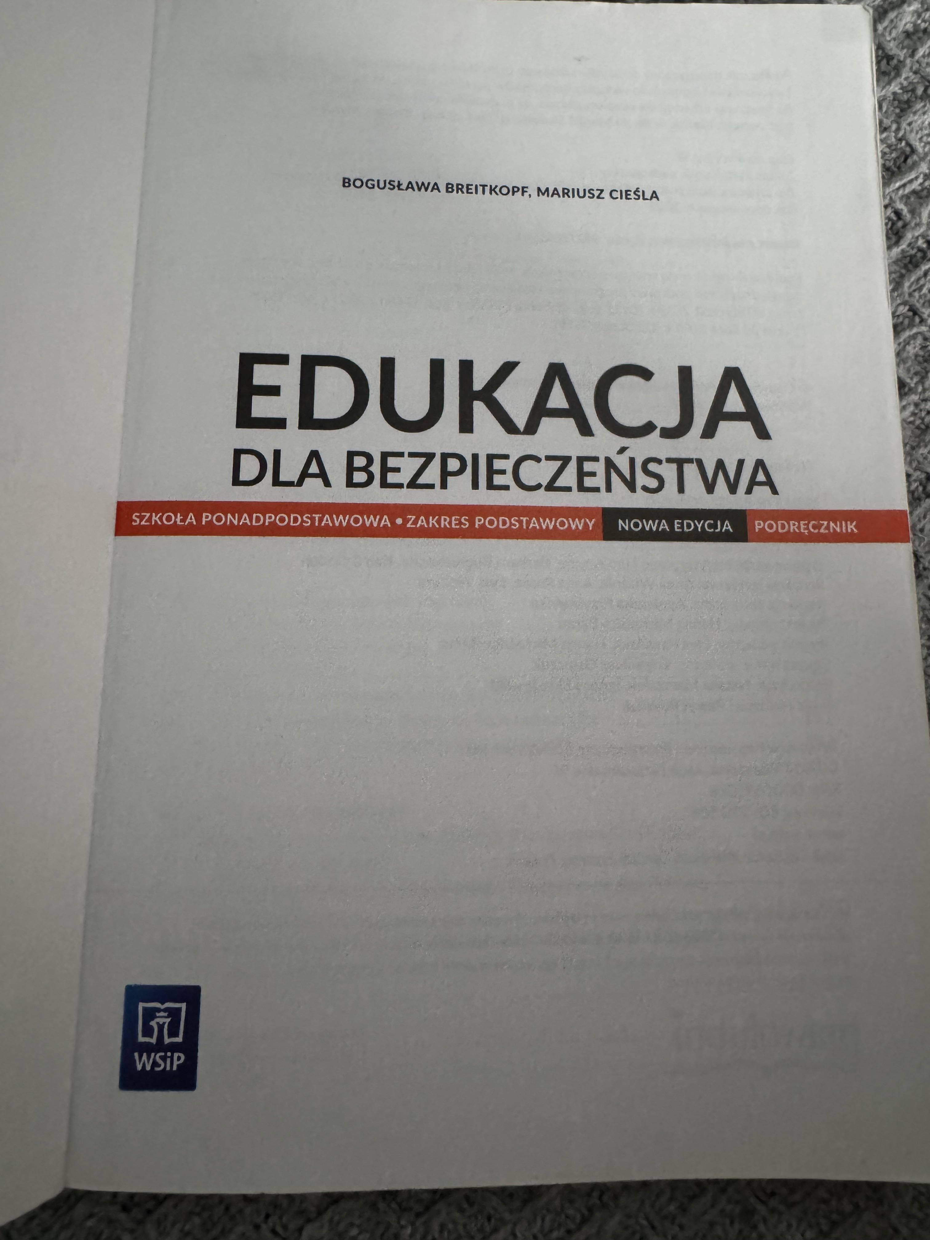 Edukacja dla bezpieczeństwa WSiP kl 1 Nowa edycja 2022