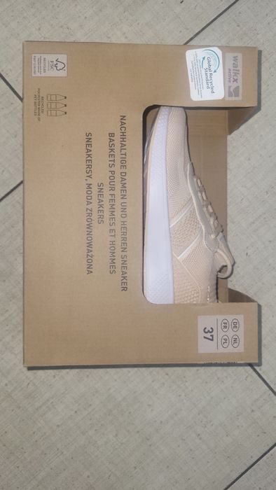 Buty sneakersy walkx active moda zrównoważona 37