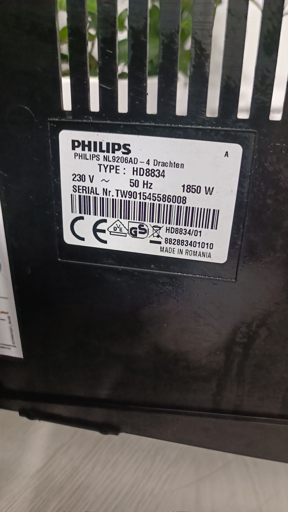 Ekspres ciśnieniowy Philips HD8834