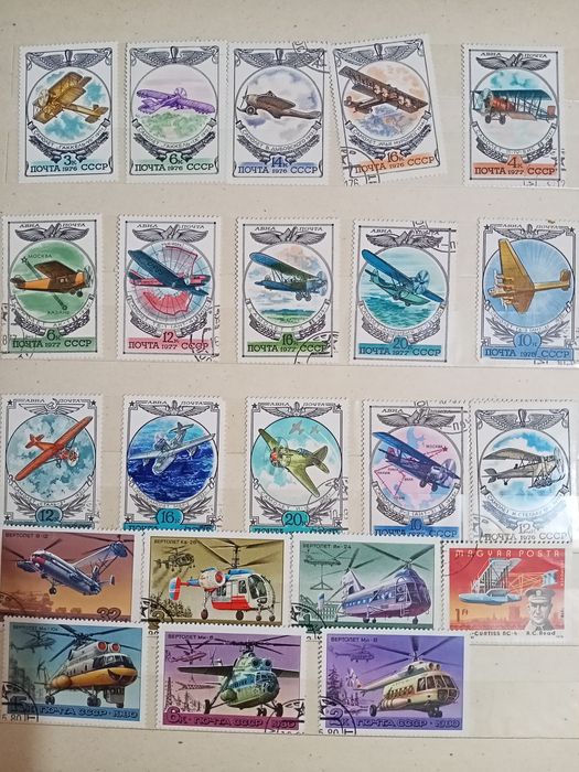 Почтовые марки. Много. Разные тематика, годы и страны