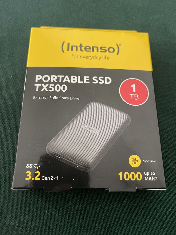 Nowy Intenso ssd portable tx500 (podobny do Sandisk Extreme Portable)