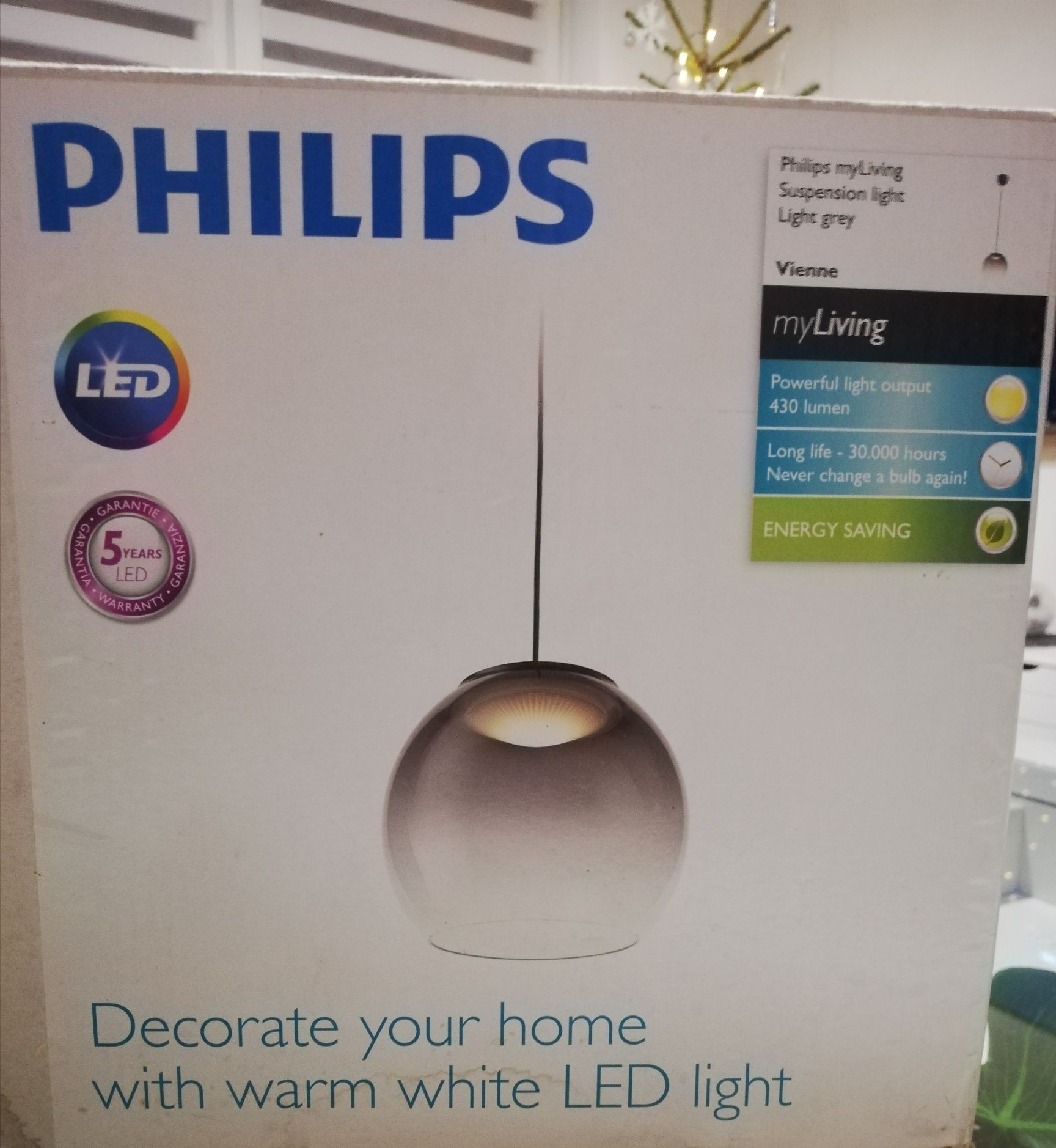 Nowa wisząca lampa dekoracyjna PHILIPS LED najnowszy model! Duża moc!