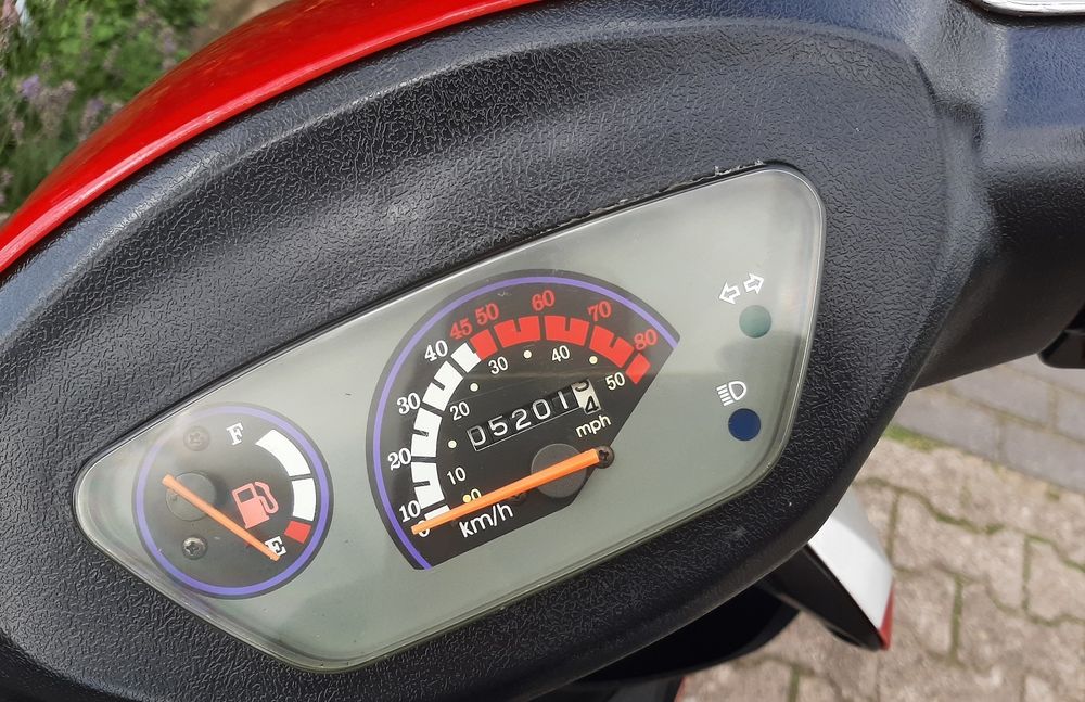 Zadbany skuter Kingway FARTT Coliber 50 4t 2009r 5201km kufer