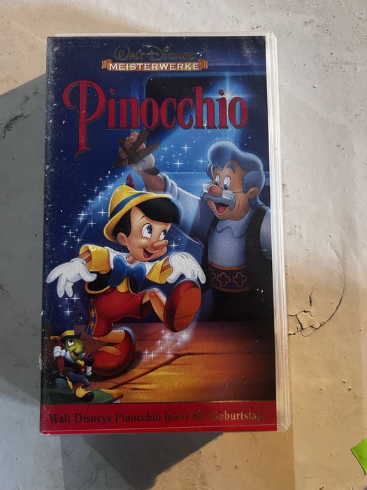 Kaseta VHS Pinokio Disney