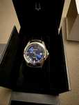 Bulova Precisionist 96b257 zegarek męski niebieski skórzany pasek 42mm