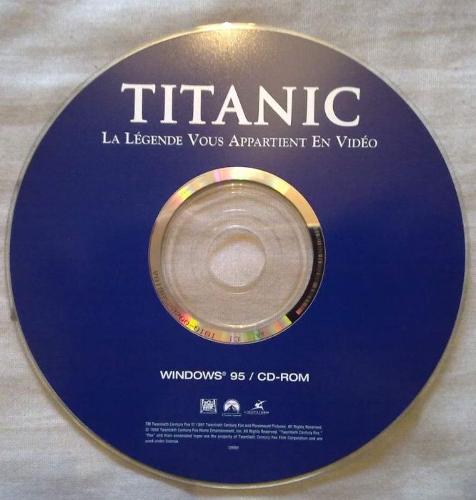 CD Titanic com Videoclip - Interativo