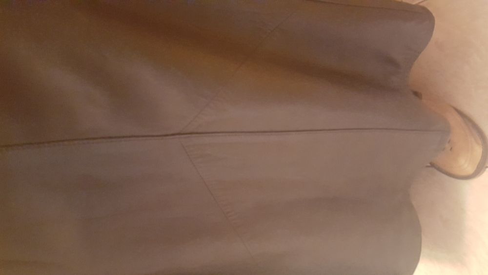 Płaszcz skórzany damski duży rozmiar