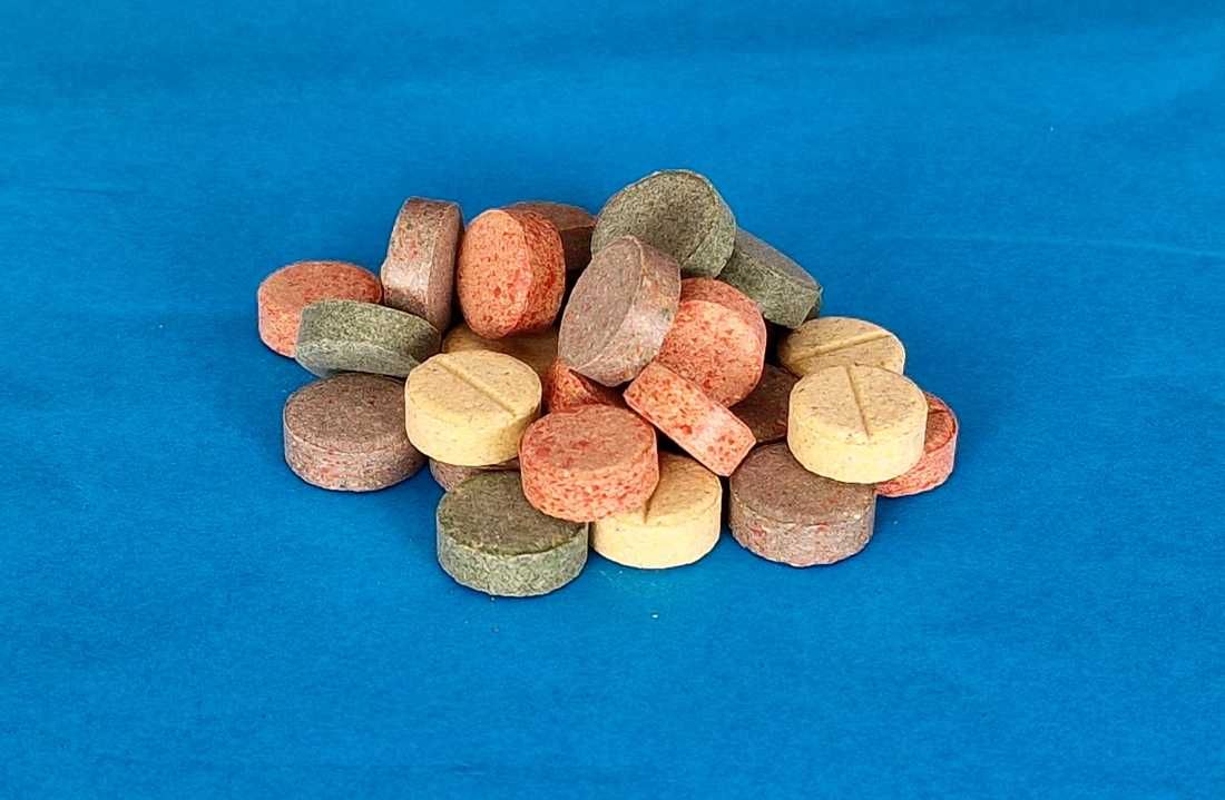 Comida para Peixes – Pastilhas de Colar no Vidro de 4 variedades