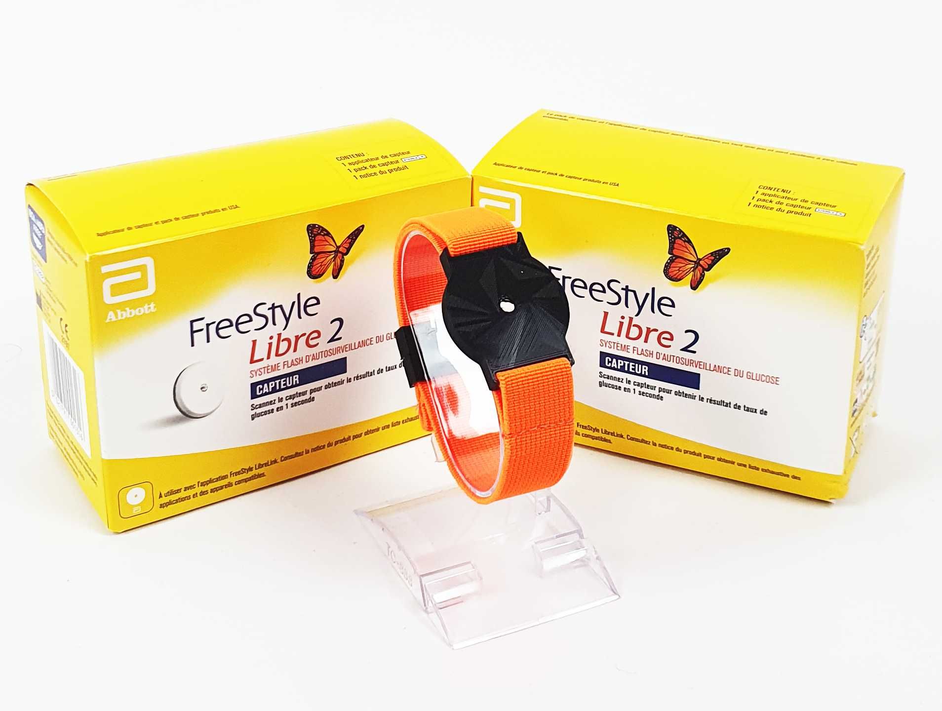 Sensor Freestyle Libre 1 i 2 - Opaska Ochronna POMARANCZOWA