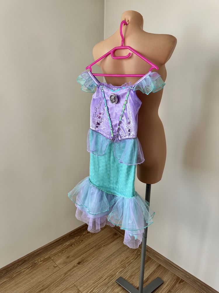 Strój przebranie na bal przebierańców Anielka Syrenka Disney 104 cm