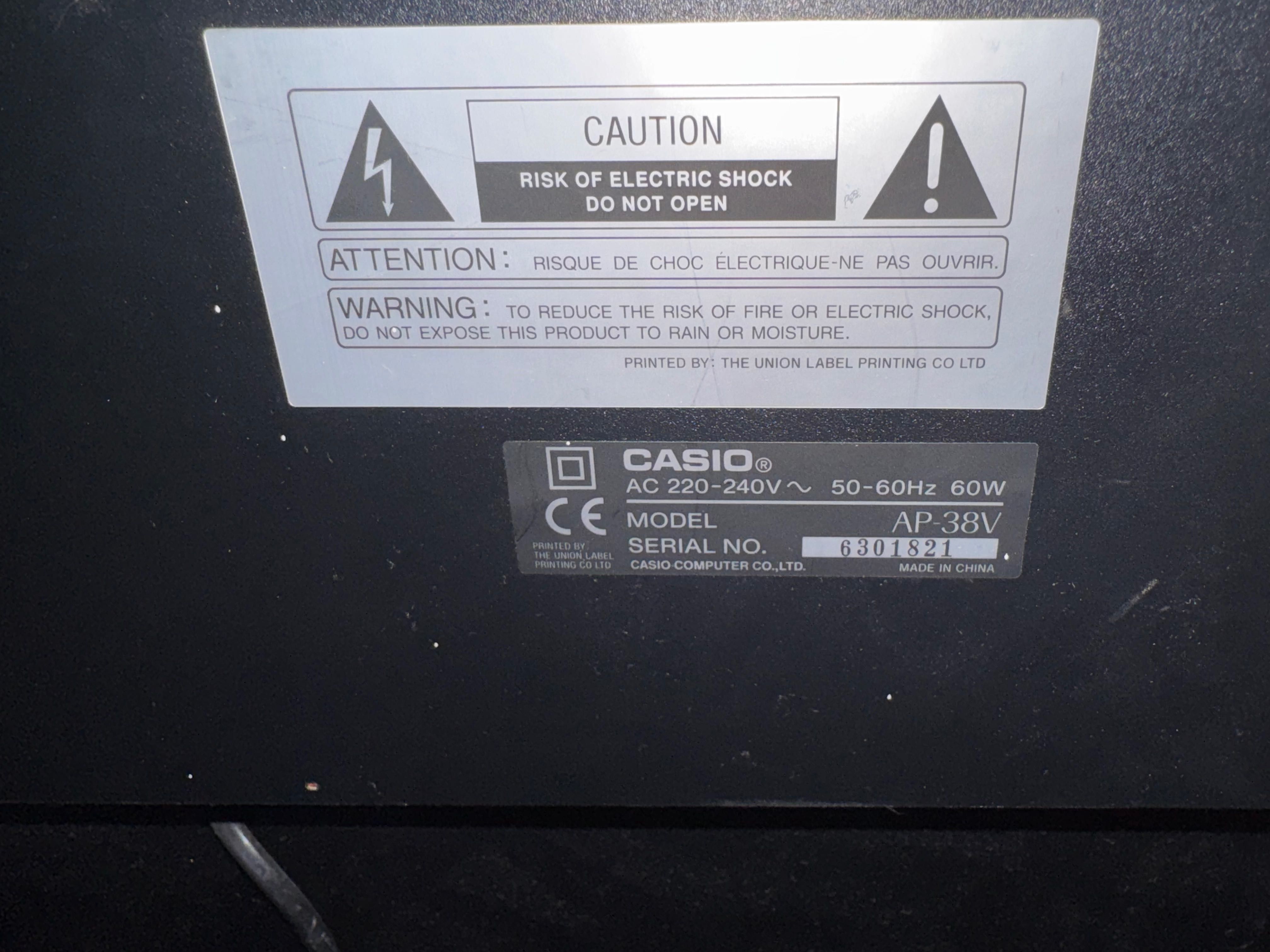 Pianino Casio AP 38V