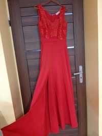 Suknia czerwona wieczorowa