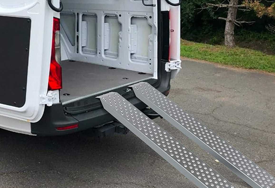Rampa najazd podjazd stalowy prosty 1,6 m do 200 kg - 2 szt.