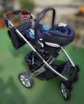 Wózek, spacerówka. ABC Salsa 2w1 + Cybex nosidełko. Full zestaw.