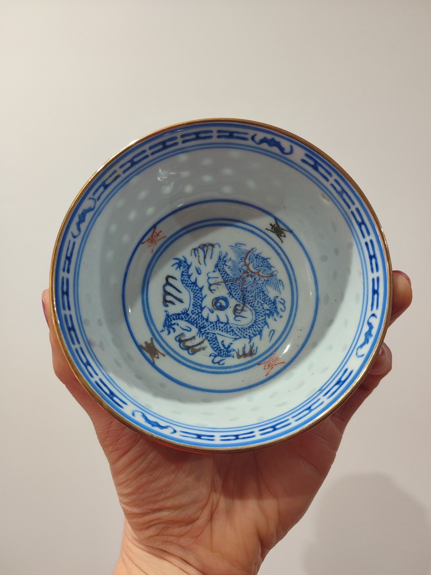 Taças de porcelana chinesa