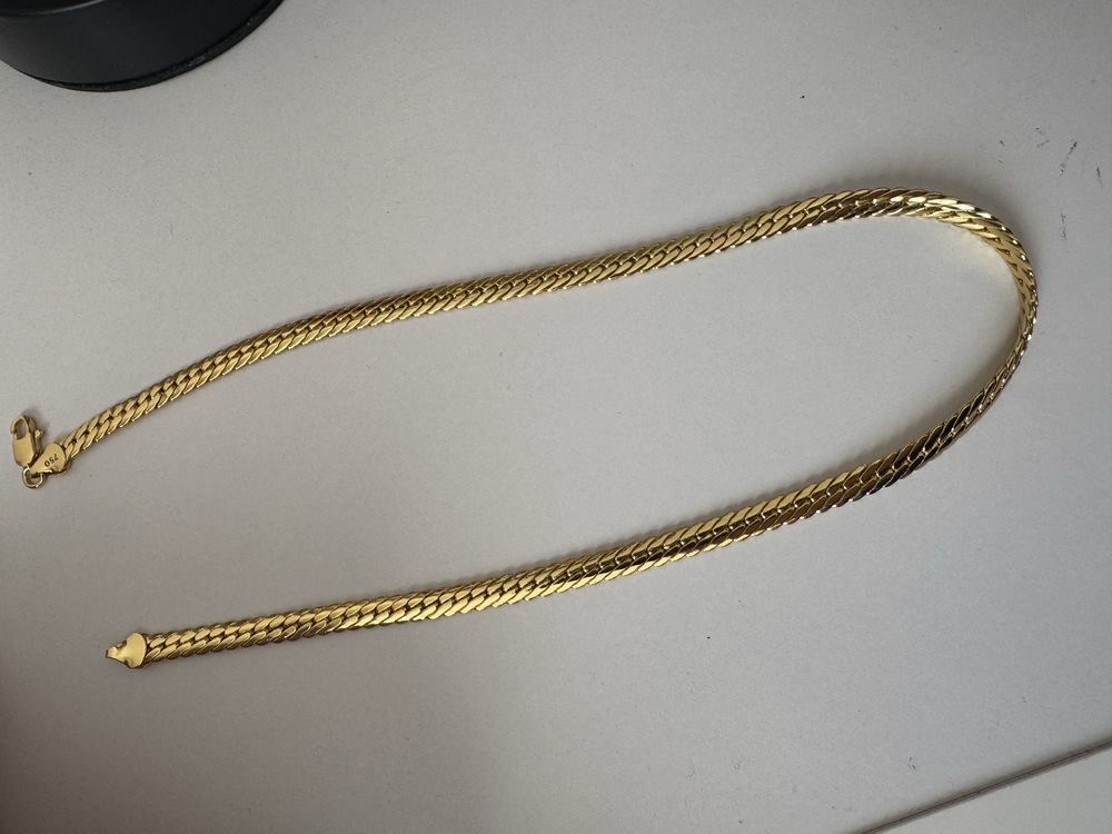 Łańcuszek naszyjnik  kolia 45 cm gruby splot