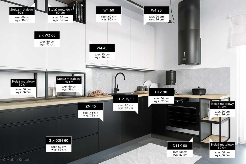 LAKIER Kuchnia WENUS meble szafki kuchenne mat TRANSPORT wycena [MK]