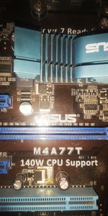 Материнская плата Asus, M4a77t max TPD 140W.