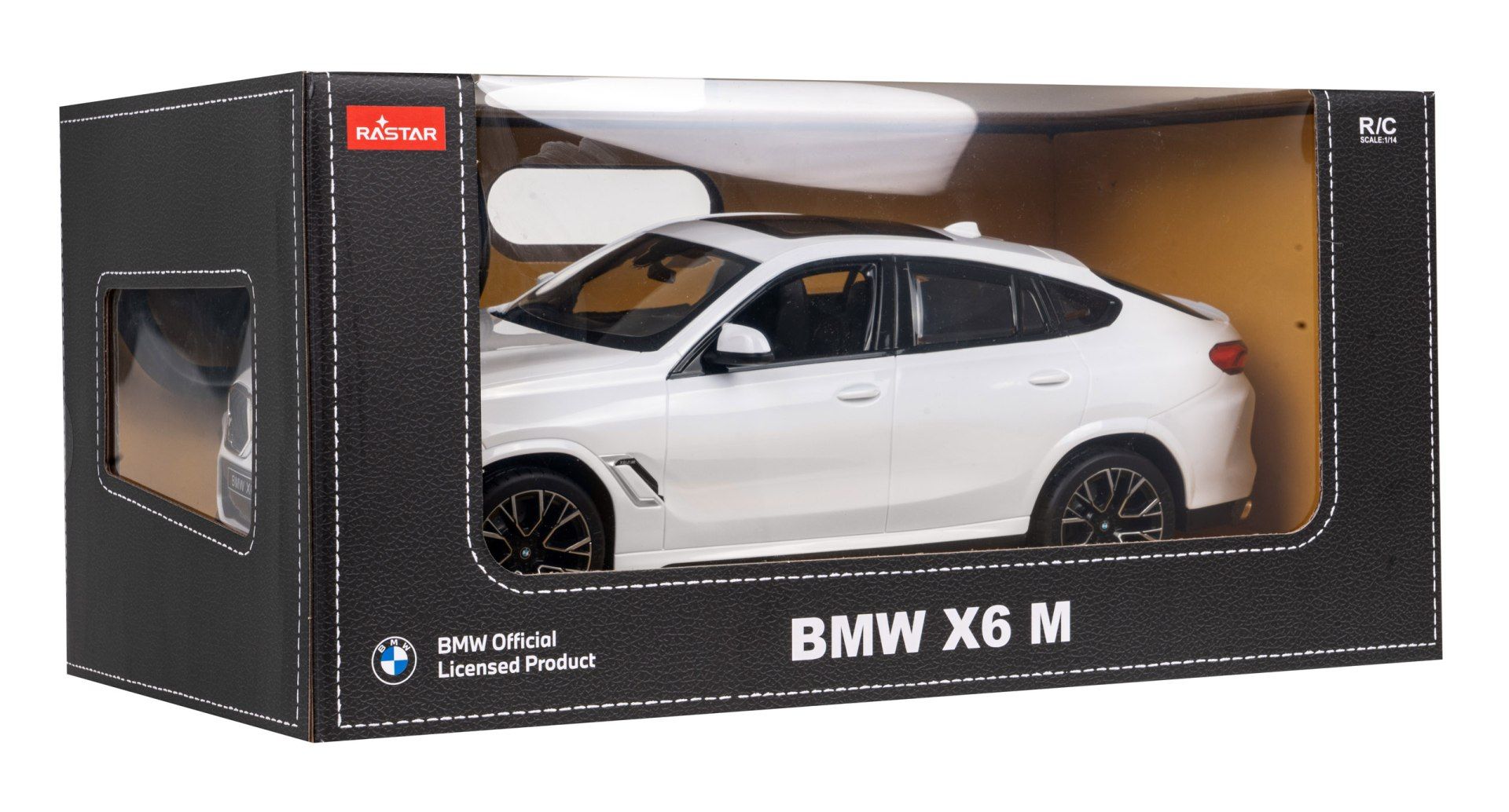 Autko auto zdalnie sterowane  BMW X6 M 1:14 RASTAR Biały