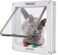 Великі дверцята для котів CEESC (зовнішній розмір 11" x 9,8")