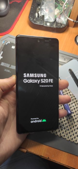 Дисплей Samsung S20FE Super Amoled золота рамка/ розборка