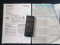 Pioneer PD-75 PD-9700 CD pilot instrukcja karta
