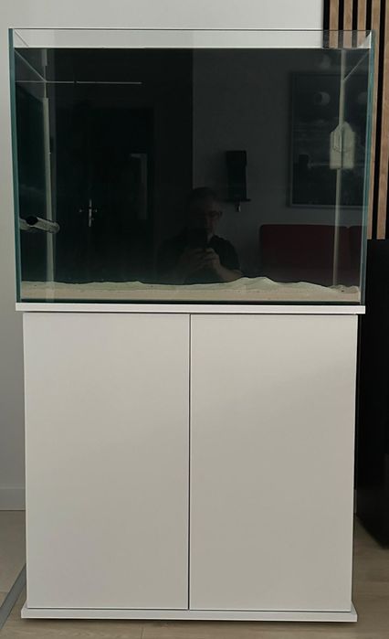 Akwarium z panelem filtracyjnym 60x60x60 opti front
