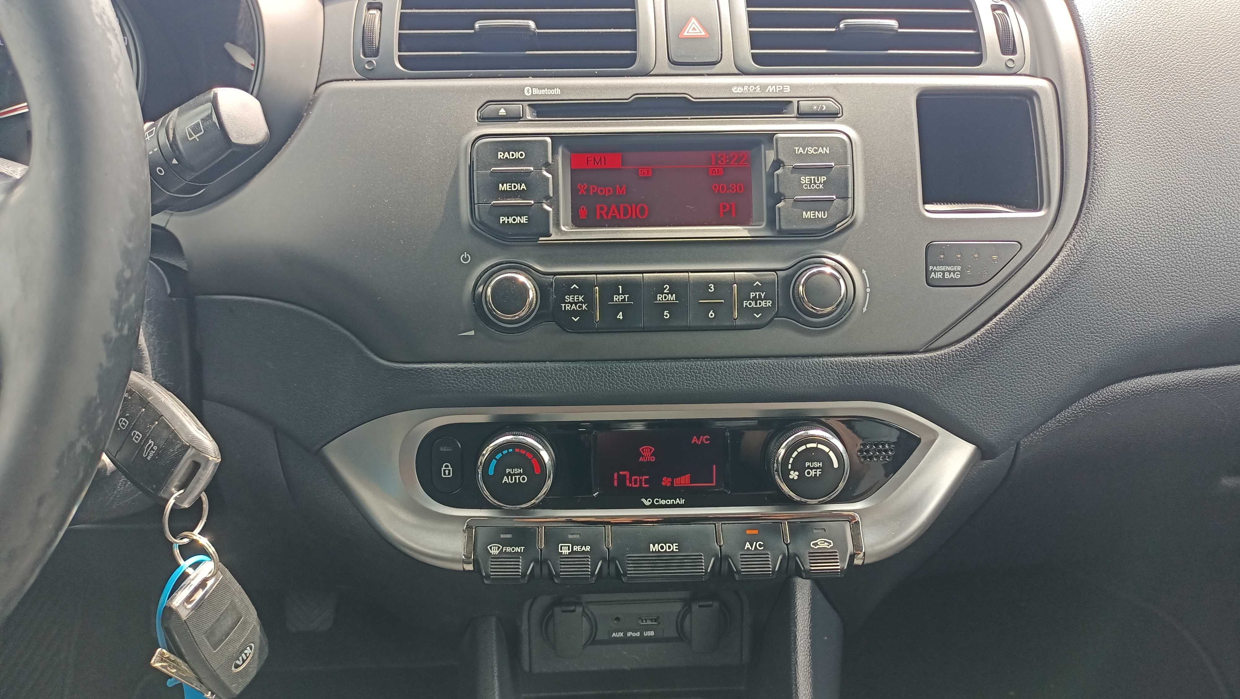 Kia Rio 1.4 benz. 109KM 5drzwi Klima Elektryka LED Alu Bezwypadek