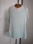 Jasnoniebieska bluzka sportowa 3XL H&M