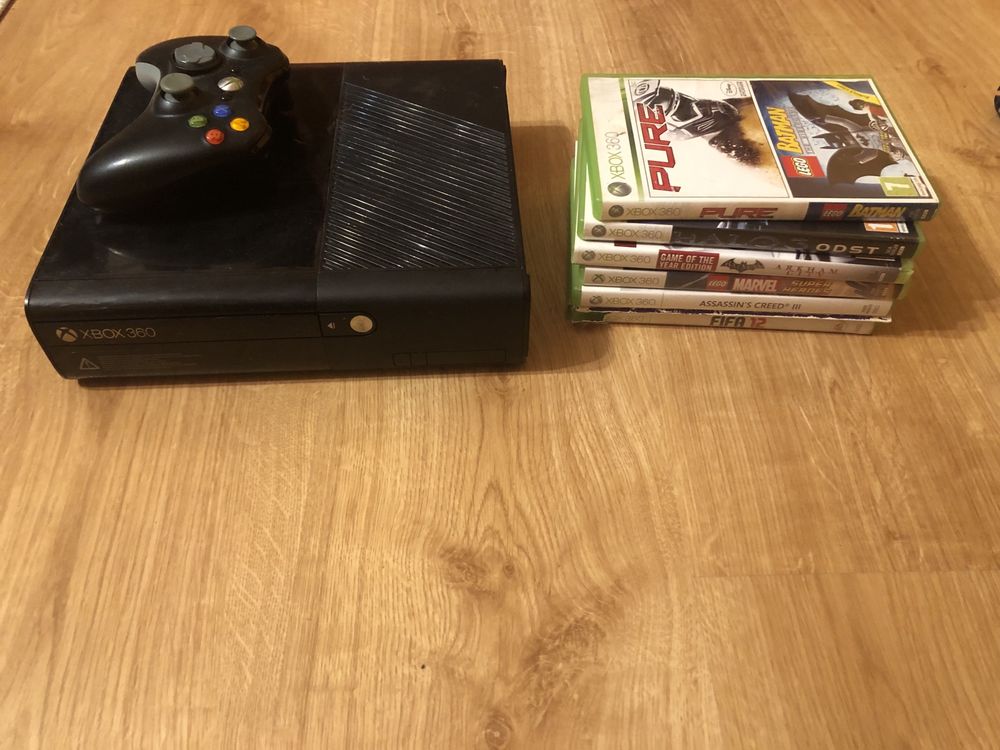 XBOX 360 500GB + gry