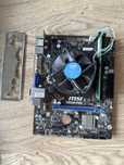 Płyta główna msi h81m-p33, z procesorem r ramem 8gb