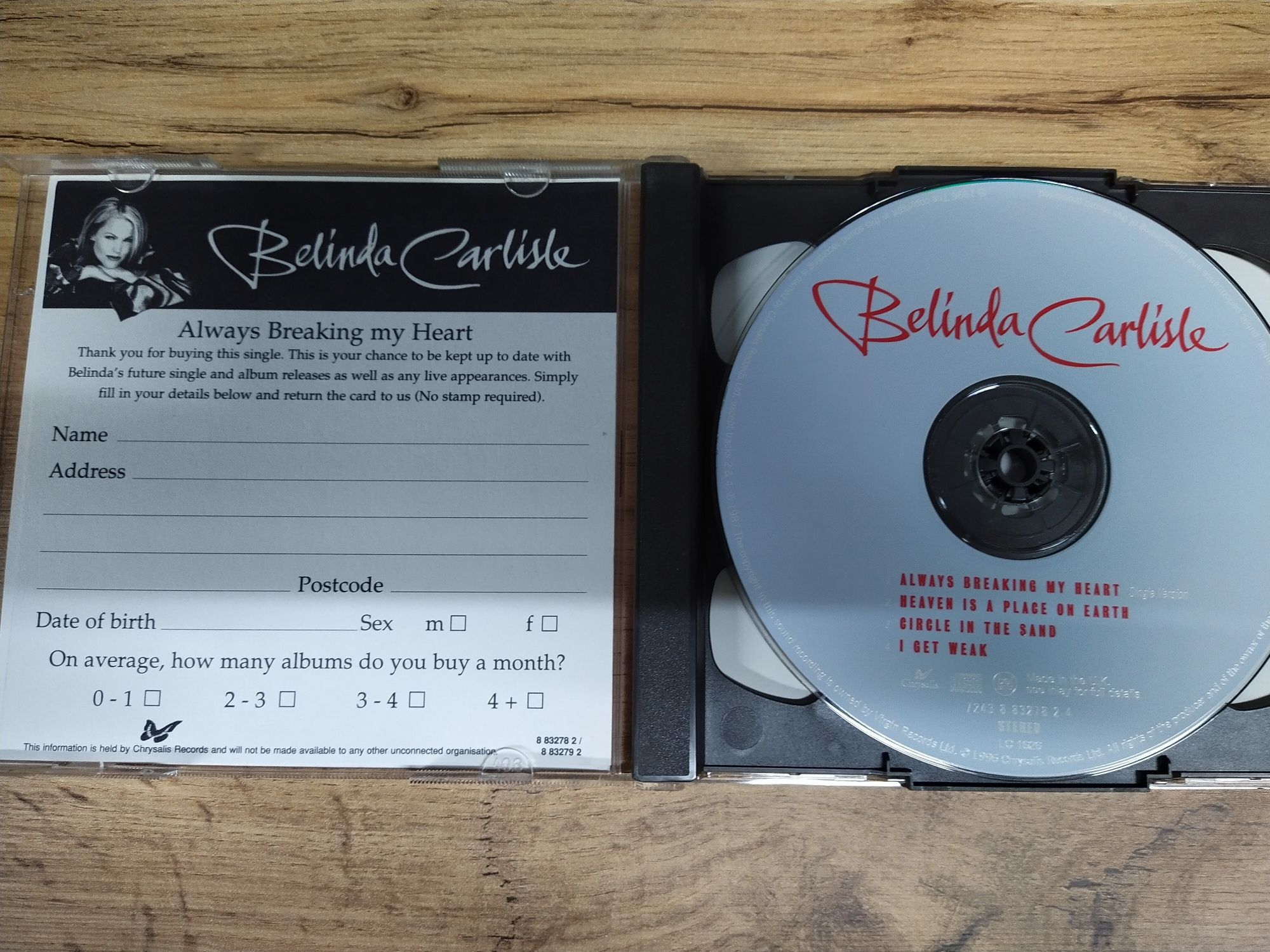 Płyta CD Belinda Carlisle limited