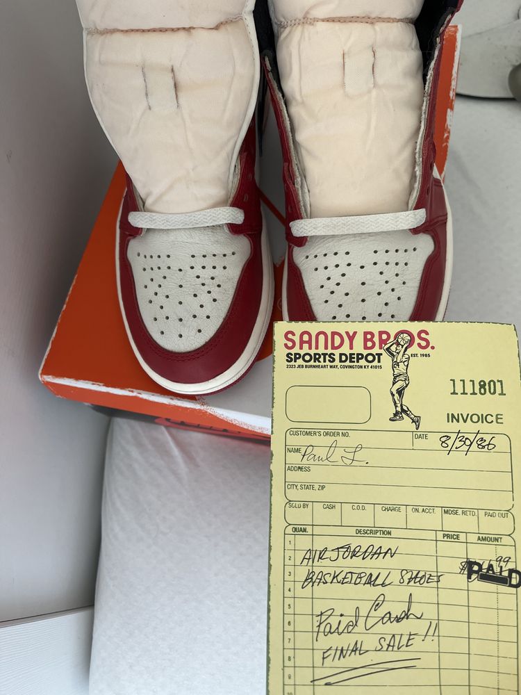 Oryginalne Nike Air Jordan 1 highlost and found