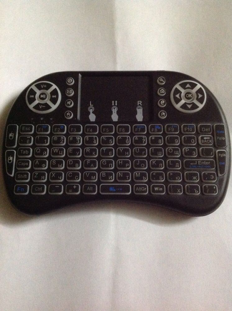 Беспроводная мини-клавиатура (с подсветкой кнопок)