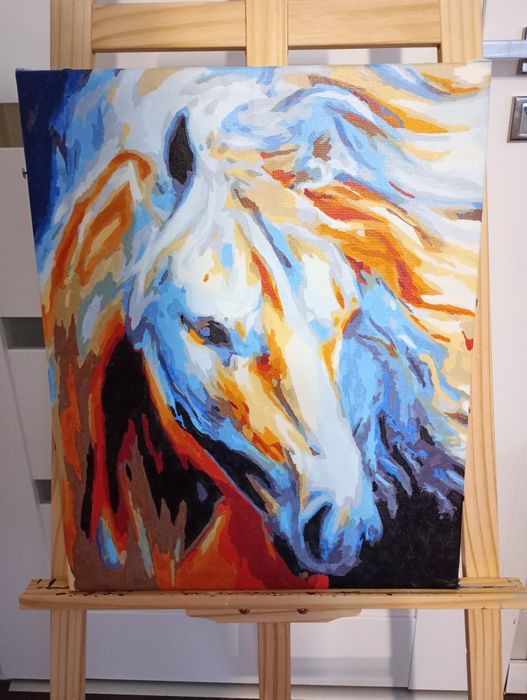 Obraz Głowa Konia Abstrakcja