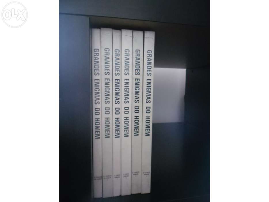 Colecção de 6 livros "Grandes enigmas do Homem"