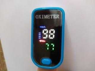 Пульсоксиметр для измерения уровня кислорода в крови и пульса!