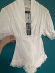 Bluzka damska retro, gotyk XL nowa