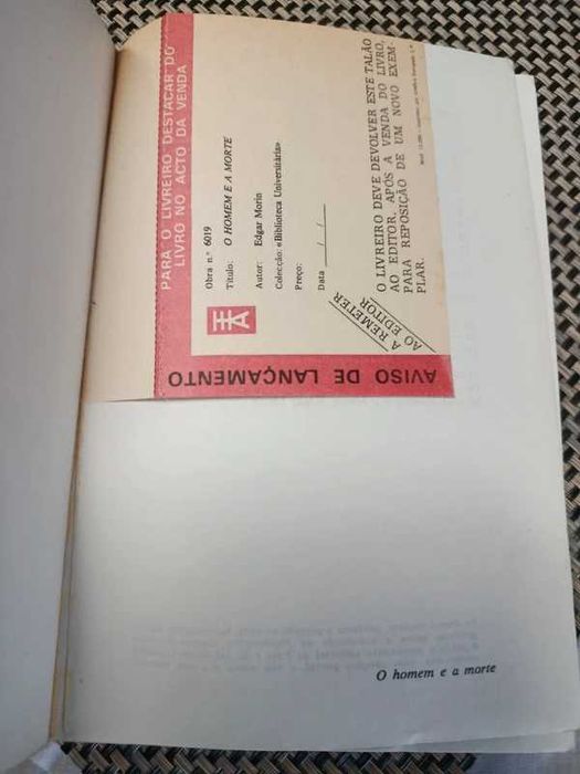 O Homem e a Morte, Edgar Morin