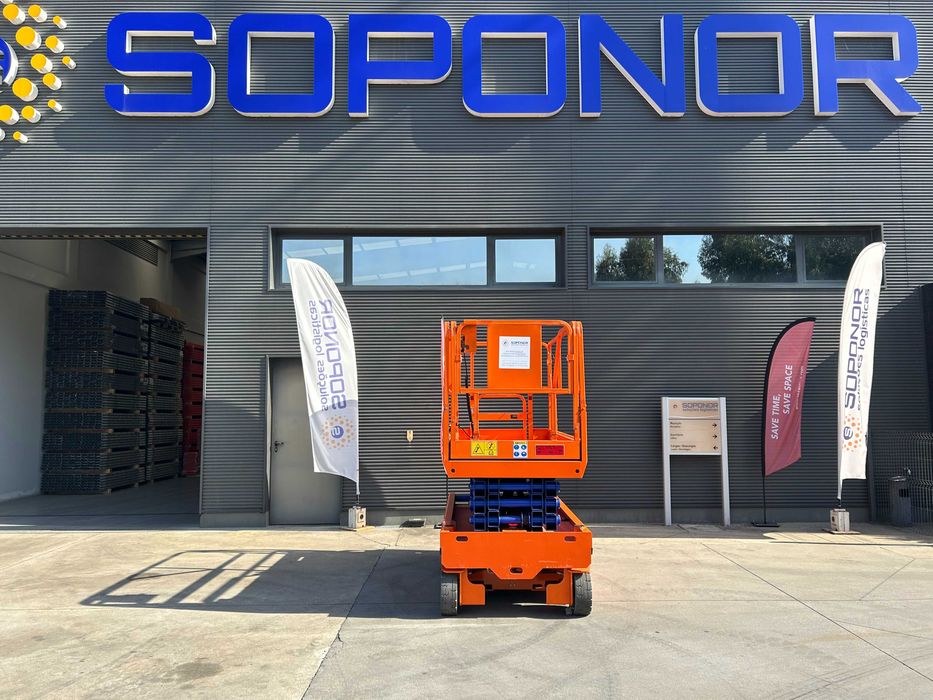 Plataforma elétrica Tesoura Nova 10 mts Tuhe THJZ-8