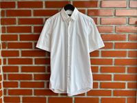 Hugo Boss оригинал мужская Белая рубашка тенниска размер M L Б У