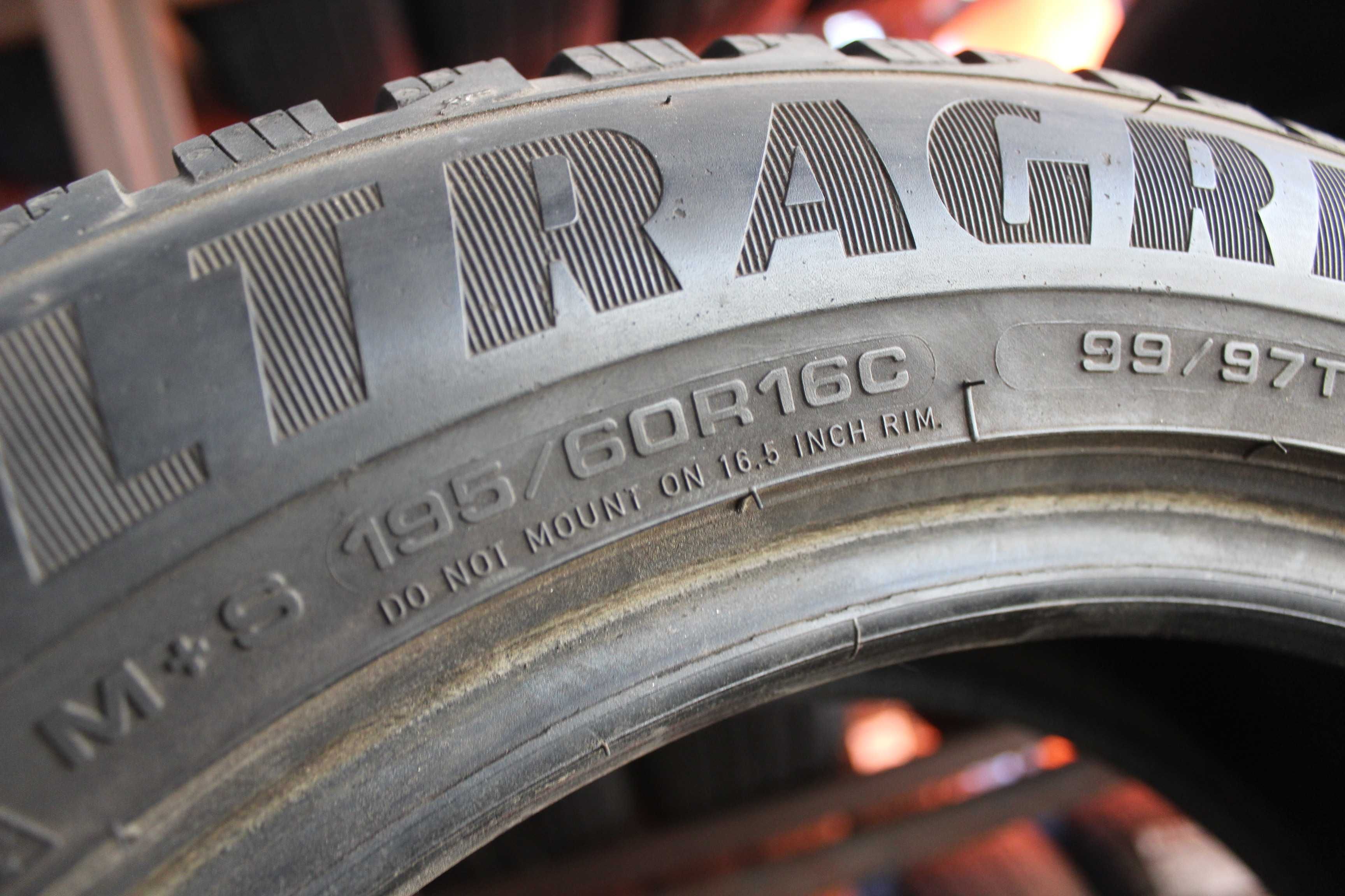 ГРУЗОВЫЕ ШИНЫ = 195-60-R16C GOODYEAR 4 штуки грузовой резины Germany