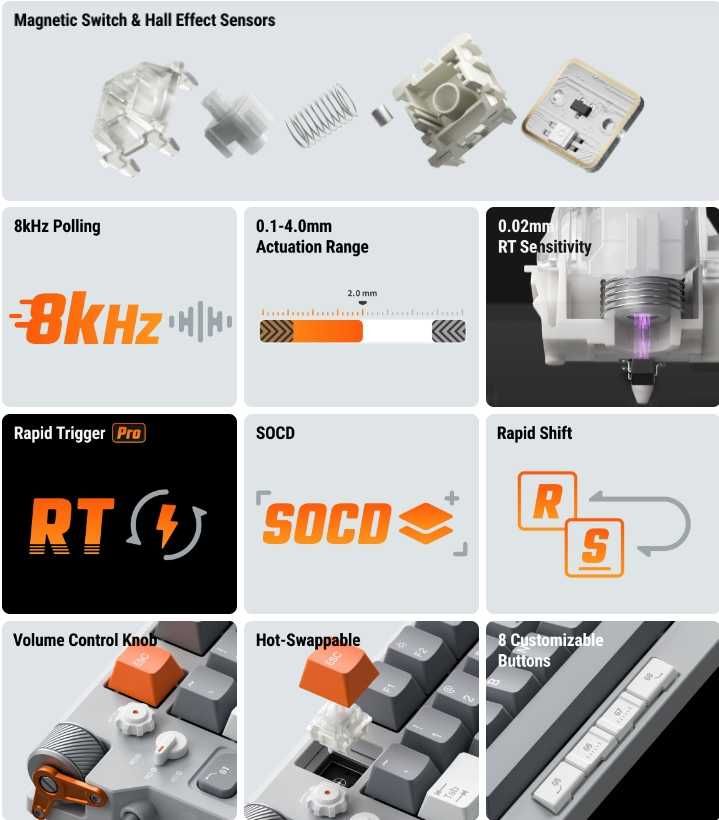 Клавіатура Nuphy Field75 HE