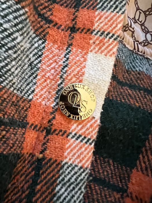 Діноча рубашка в клітку