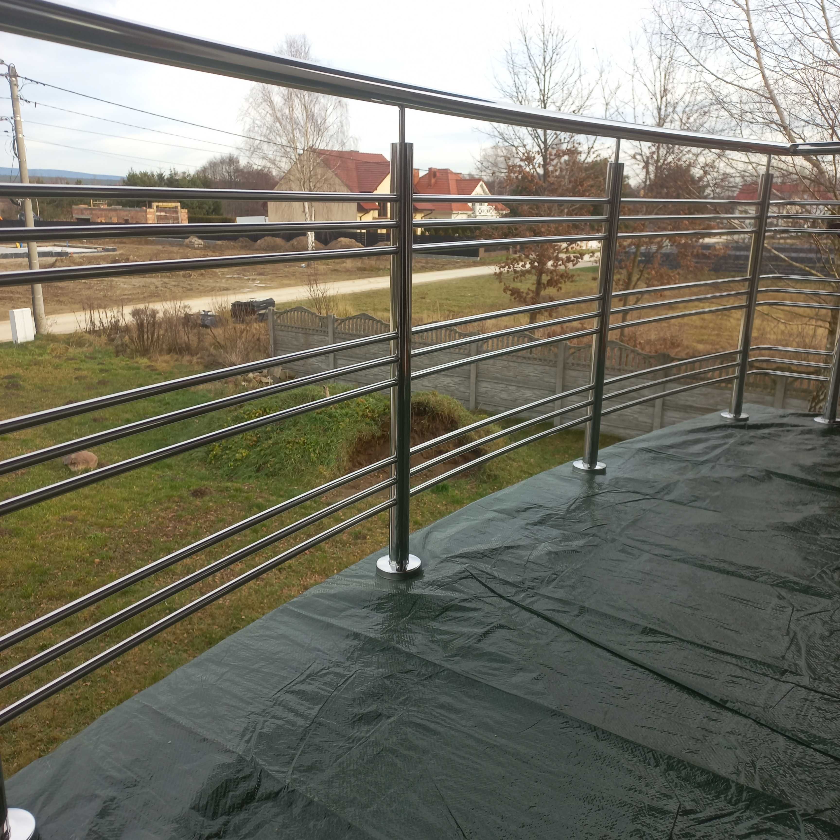 Balustrada Balustrady Poręcze Barierki Nierdzewne