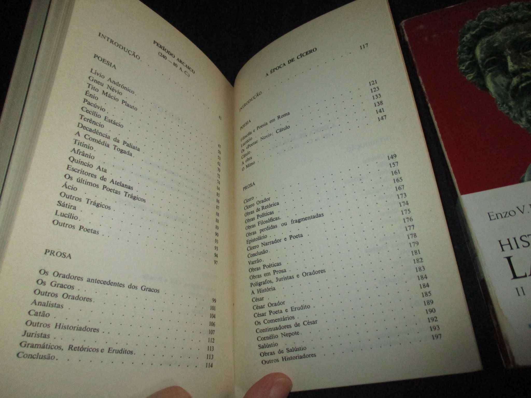Livros História da Literatura Latina Enzo V. Marmorale